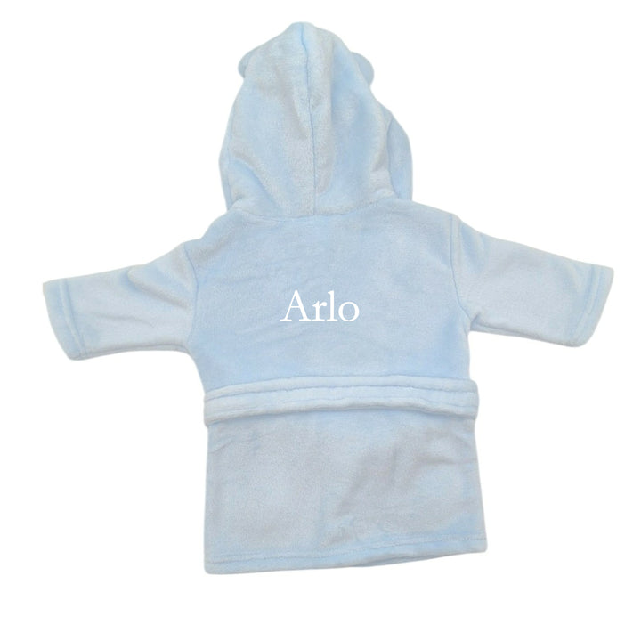 Personalised Embroidered Back Toddler Dressing Gown