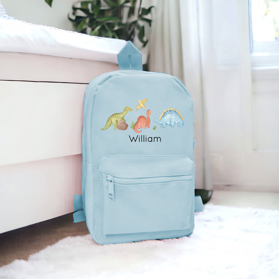 Personalised Dinosaur Backpack