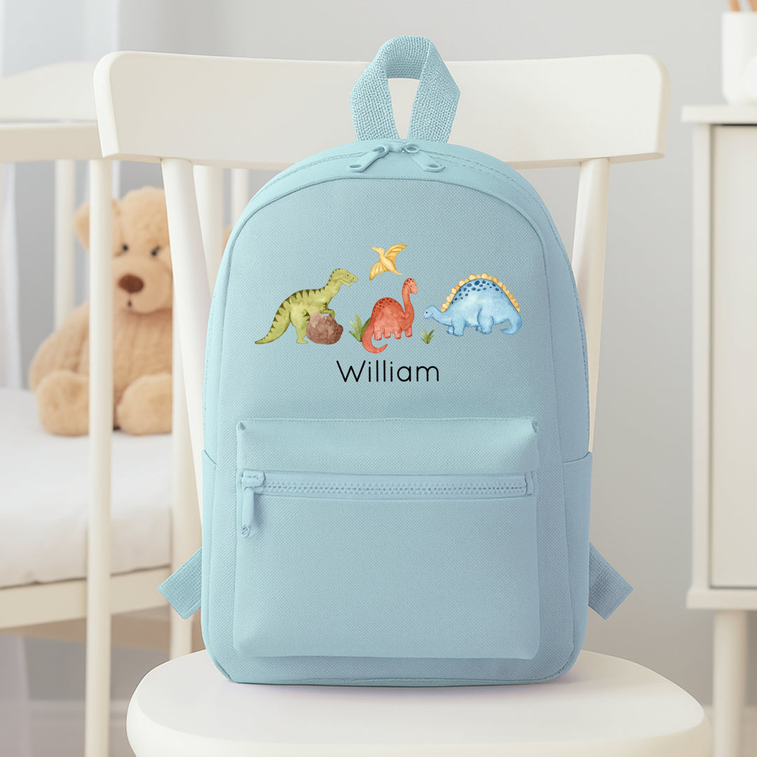 Personalised Dinosaur Backpack