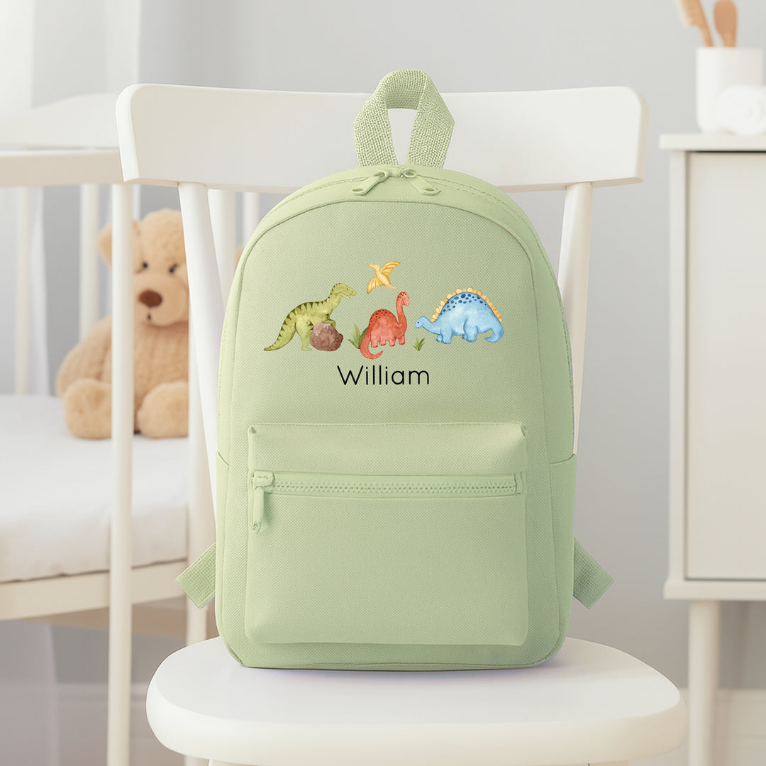 Personalised Dinosaur Backpack