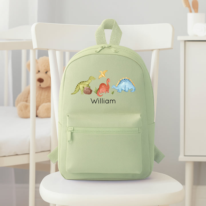 Personalised Dinosaur Backpack