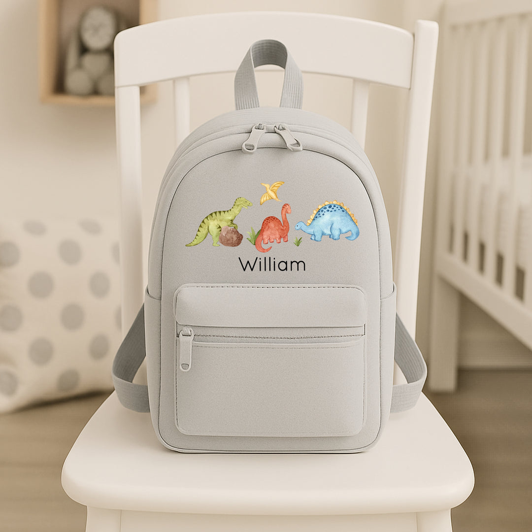 Personalised Dinosaur Backpack