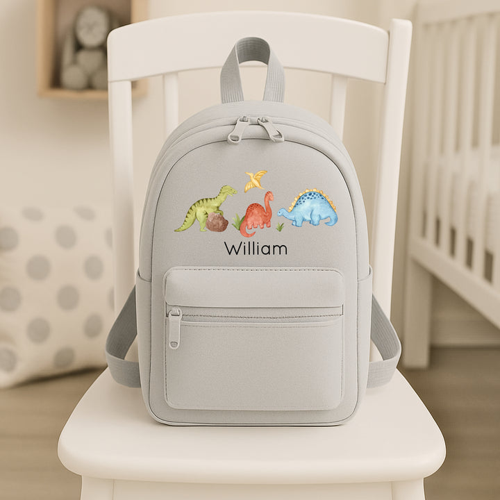 Personalised Dinosaur Backpack