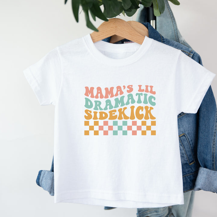 Retro Mama's Dramatic Sidekick Childrens T-shirt