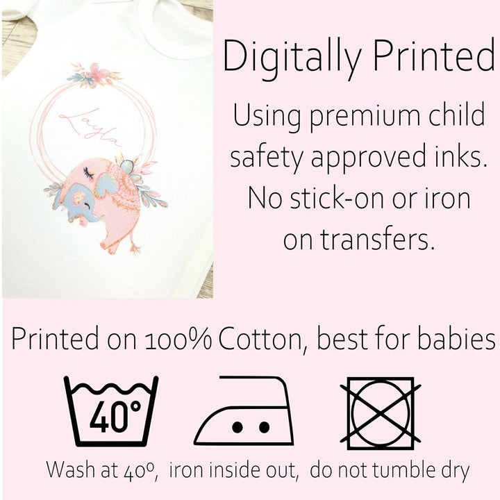 My First Holiday Pink Print T-shirt