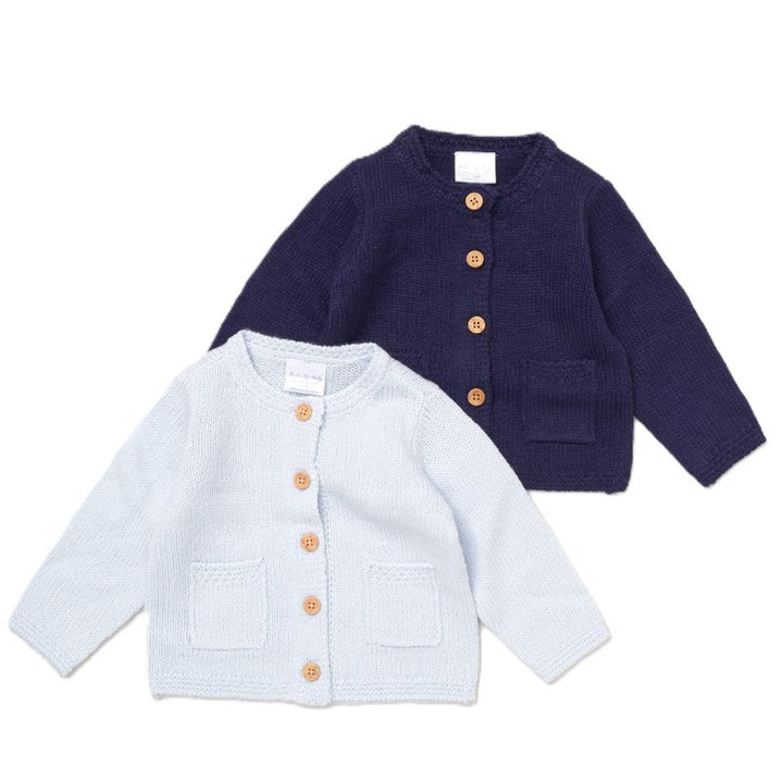 Boys Blue Pack of 2 Knitted Cardigan