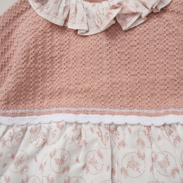 Baby Girls Knitted Dress &amp; Headband Set