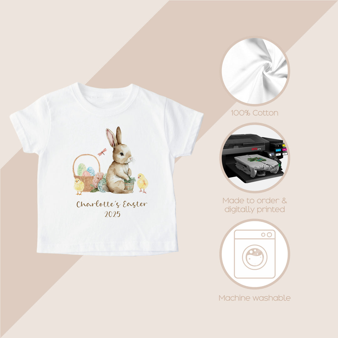 Personalised Easter Bunny T-shirt