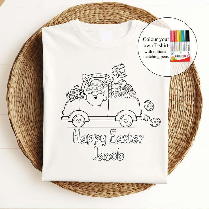 Personalised Colour Your Own Easter T-shirt