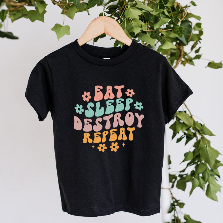 Eat Sleep Destroy Repeat Children T-shirt