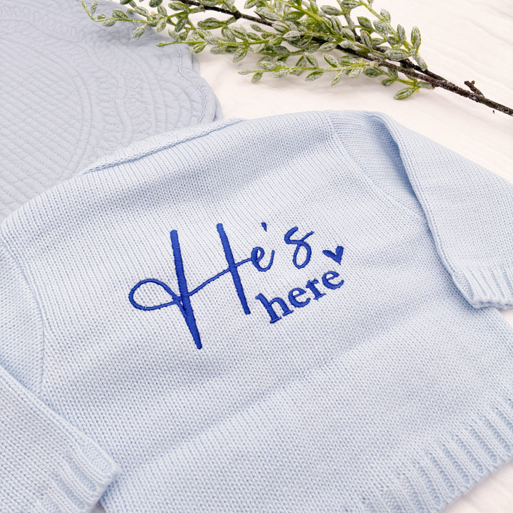 Embroidered He&