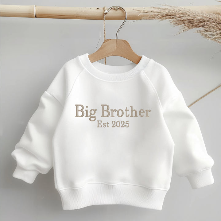 Personalised Embroidered Big Brother Est Sweatshirt