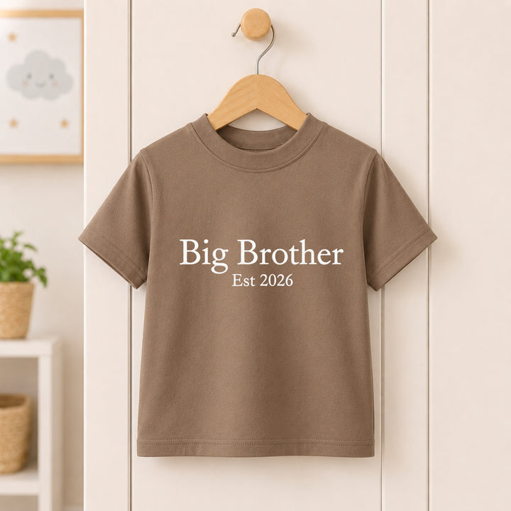 Personalised Embroidered Big Brother Est T-Shirt