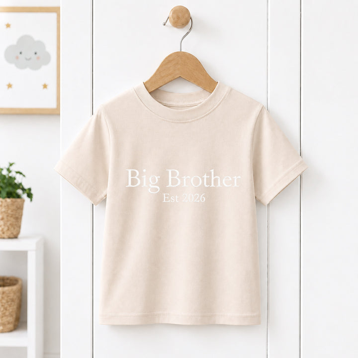 Personalised Embroidered Big Brother Est T-Shirt