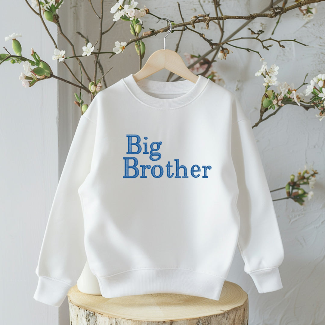 Embroidered Big Brother Sweatshirt