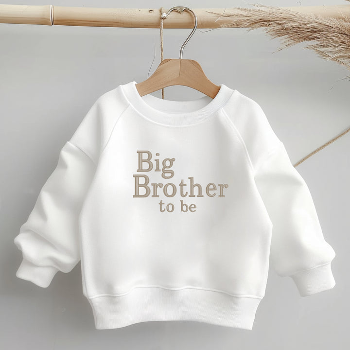 Embroidered Big Brother To Be Sweatshirt