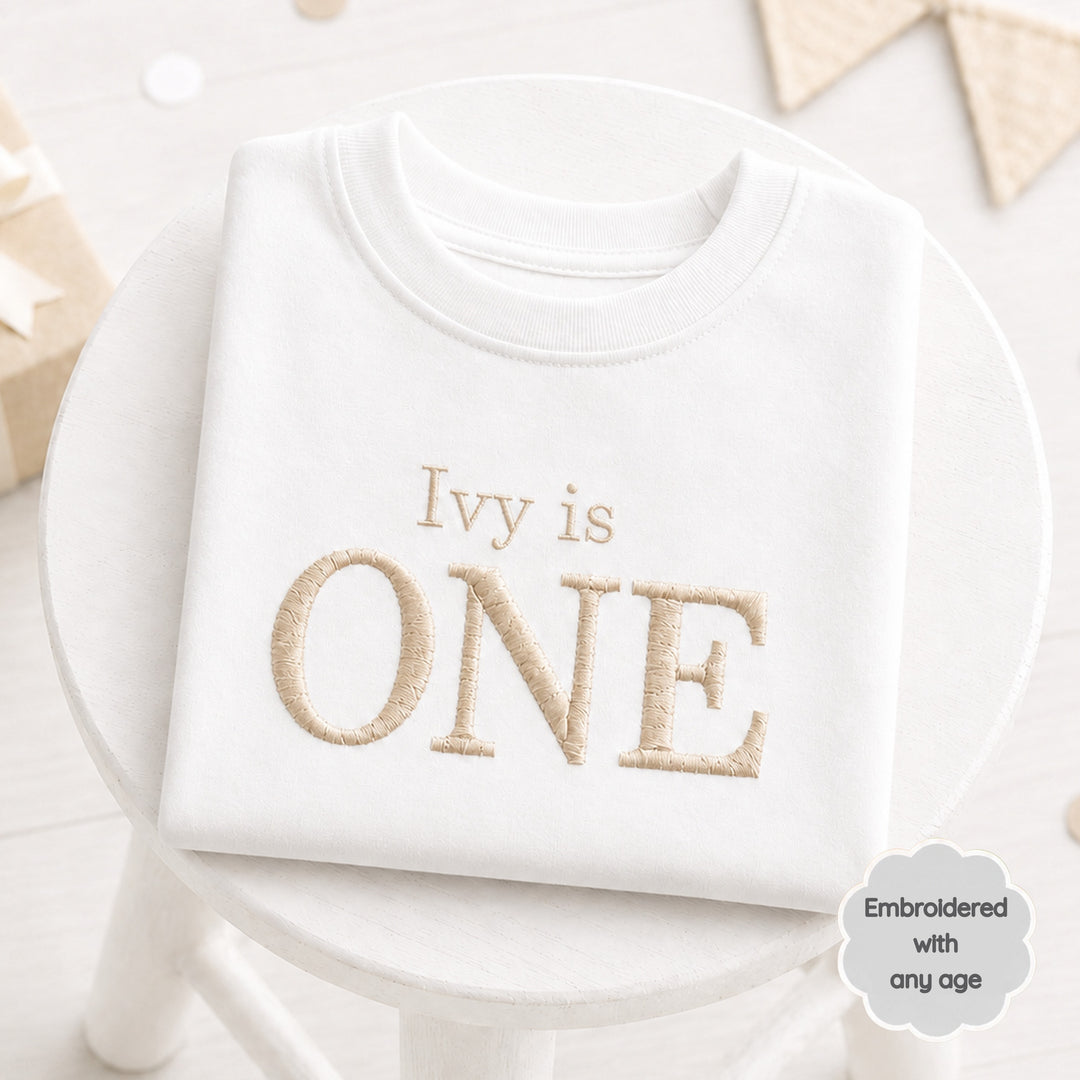 Personalised Embroidered I Am Any Age Birthday T-Shirt