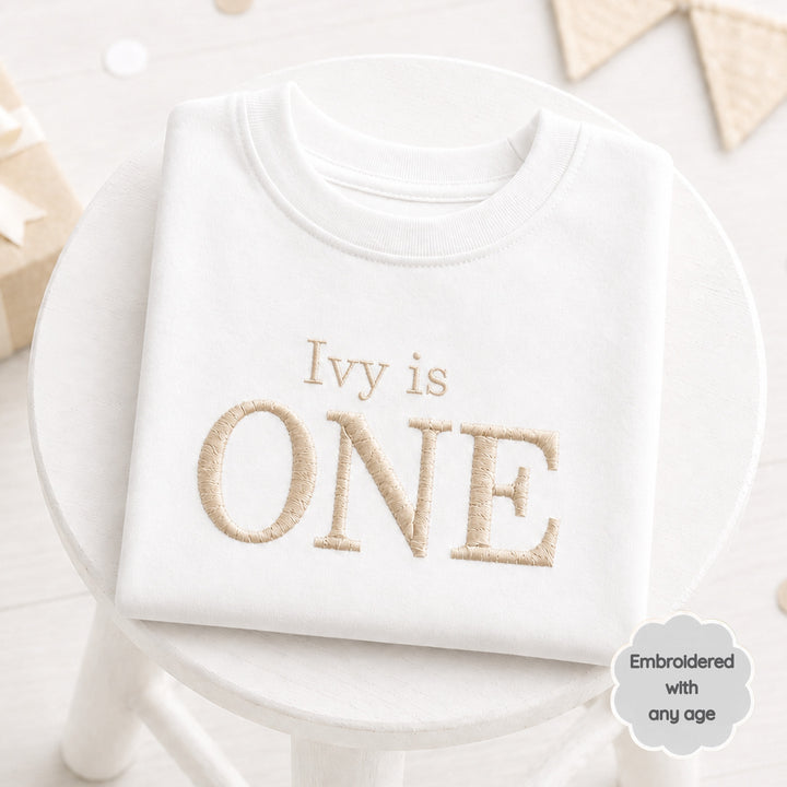 Personalised Embroidered I Am Any Age Birthday T-Shirt