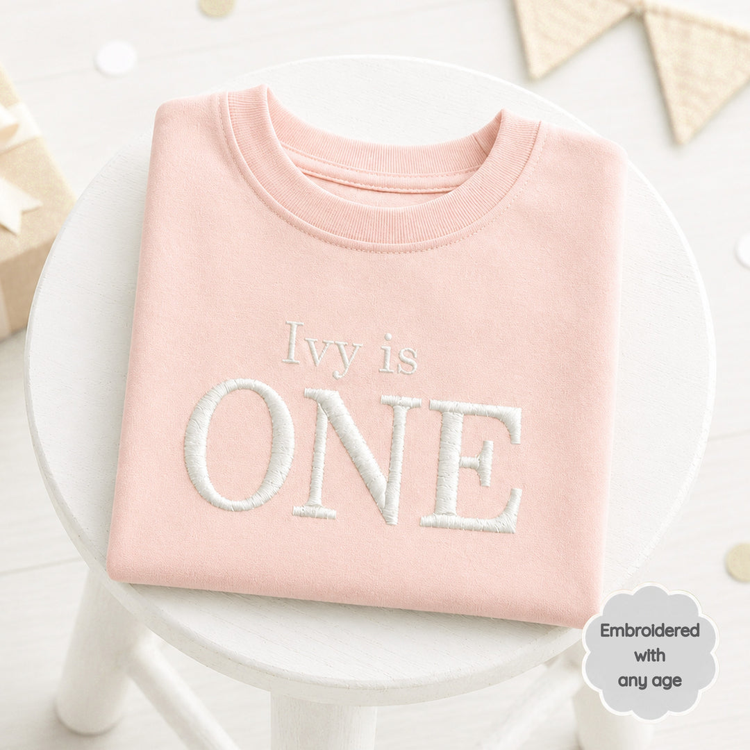 Personalised Embroidered I Am Any Age Birthday T-Shirt