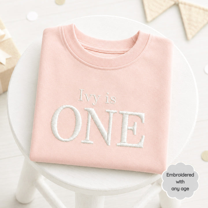 Personalised Embroidered I Am Any Age Birthday T-Shirt