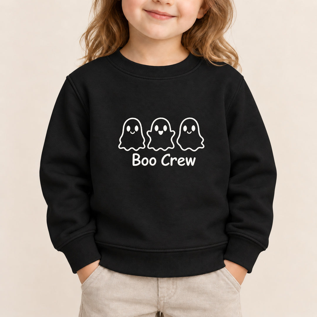 Embroidered Boo Ghost Halloween Sweatshirt