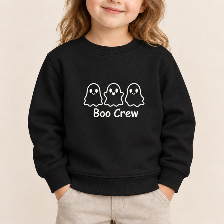 Embroidered Boo Ghost Halloween Sweatshirt