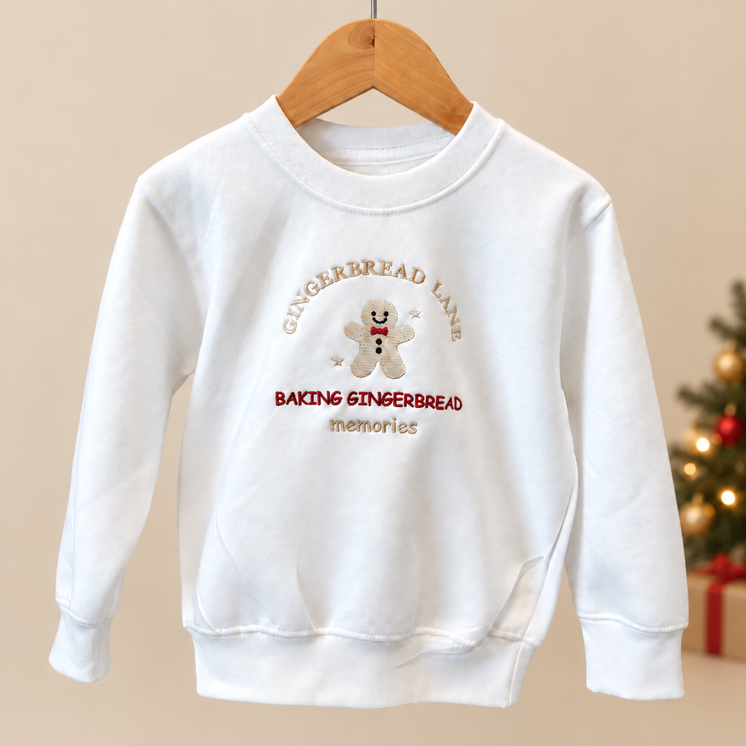 Embroidered Baking Gingerbread Memories Christmas Jumper