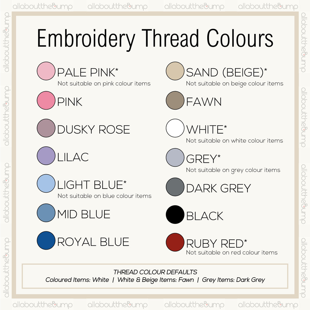 Personalised Embroidered Baby Announcement Cardigan
