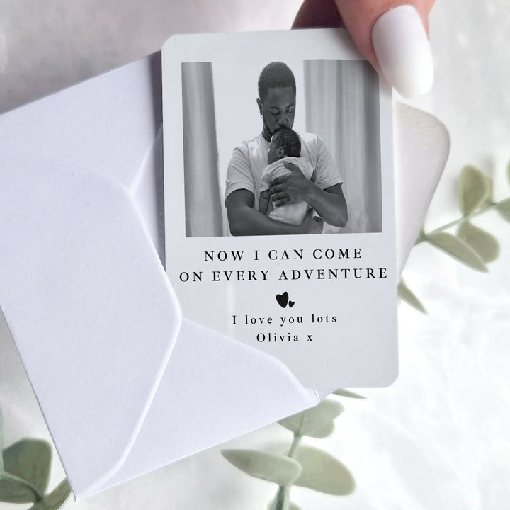 Personalised Photo Every Adventure Wallet Card
