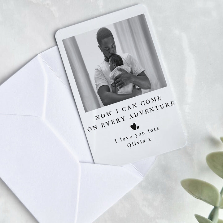 Personalised Photo Every Adventure Wallet Card