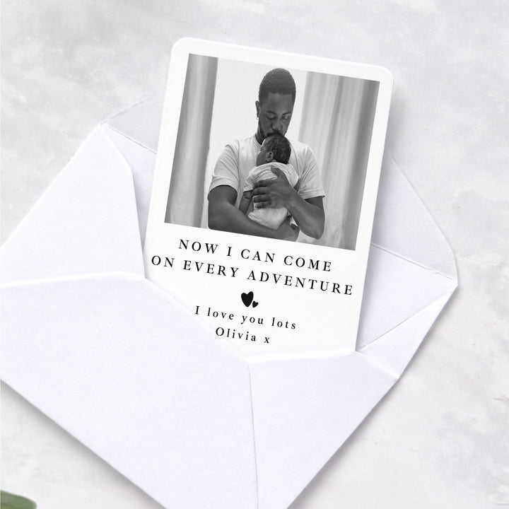 Personalised Photo Every Adventure Wallet Card