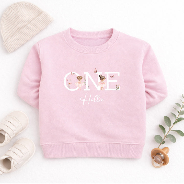 Personalised Fairies One Today Birthday Jumper