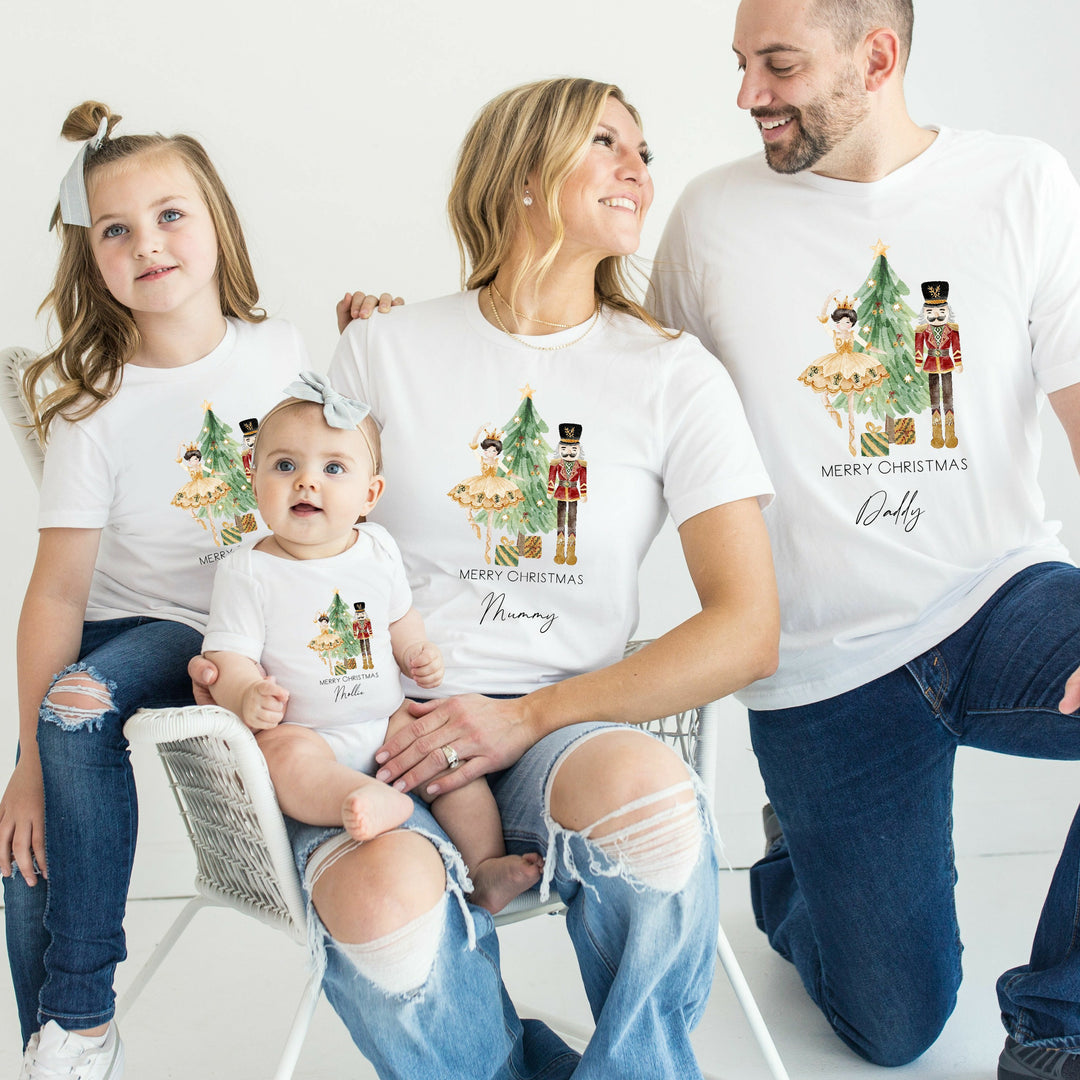 Nutcracker Christmas Family Matching T-Shirt