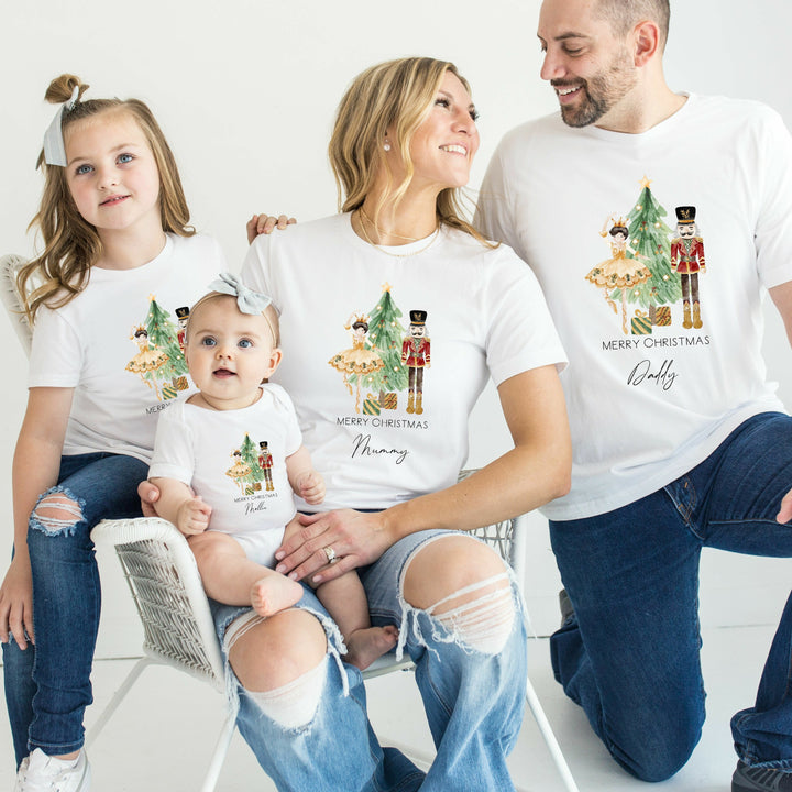 Nutcracker Christmas Family Matching T-Shirt