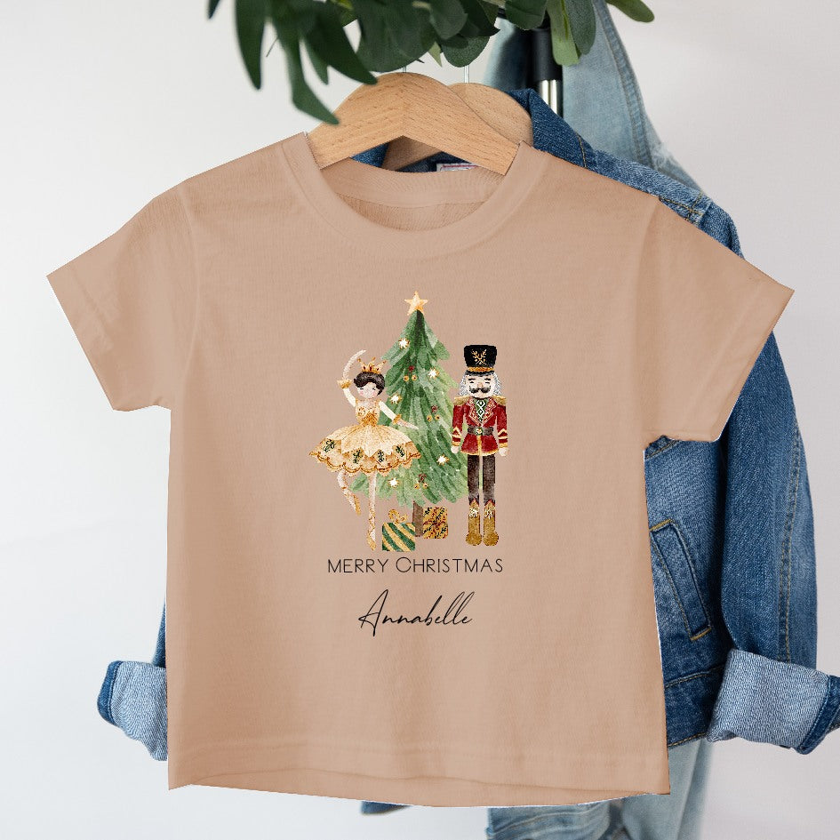 Personalised Nutcracker Christmas Children's T-shirt