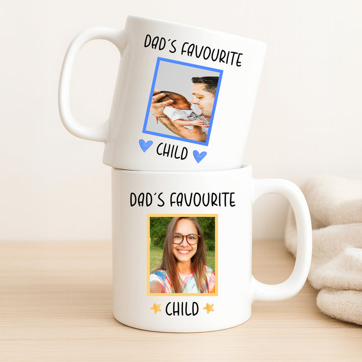 Personalised Photo Dad's Favourite Child Mug