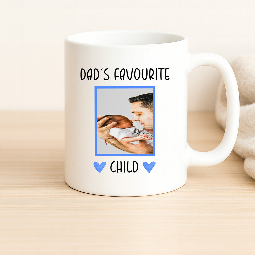 Personalised Photo Dad's Favourite Child Mug