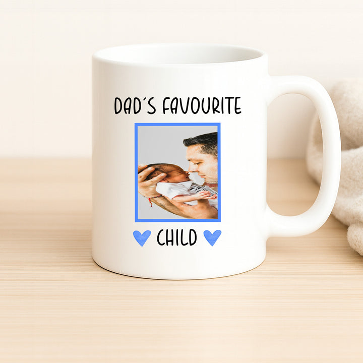 Personalised Photo Dad's Favourite Child Mug