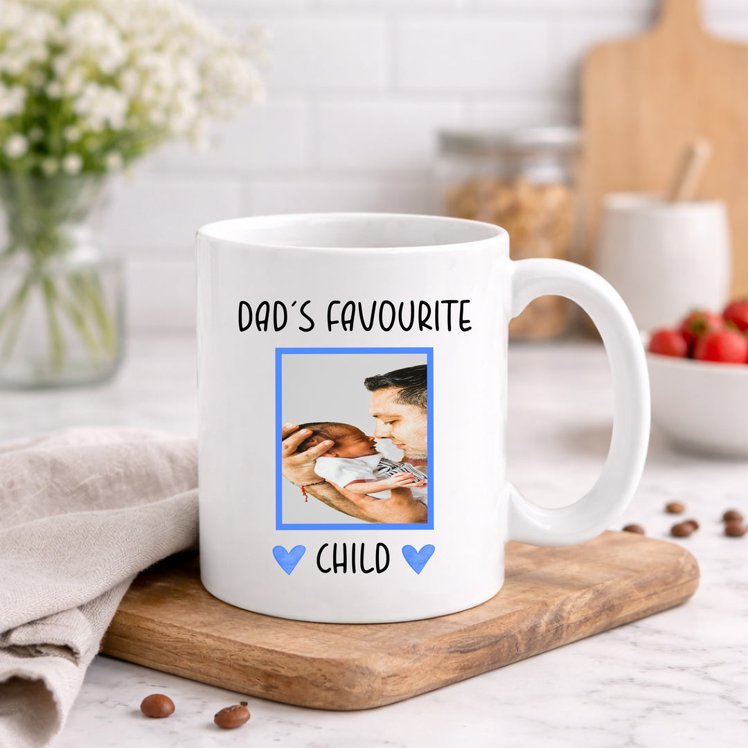 Personalised Photo Dad's Favourite Child Mug