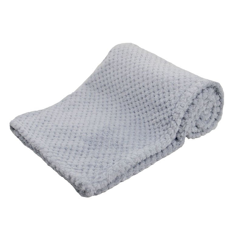 Unisex Grey Blanket and Bunny Personalised Gift Hamper Set