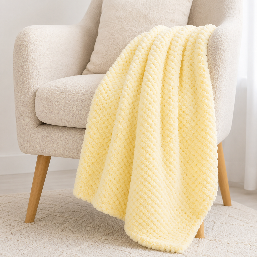 Lemon Honeycombe Baby Wrap