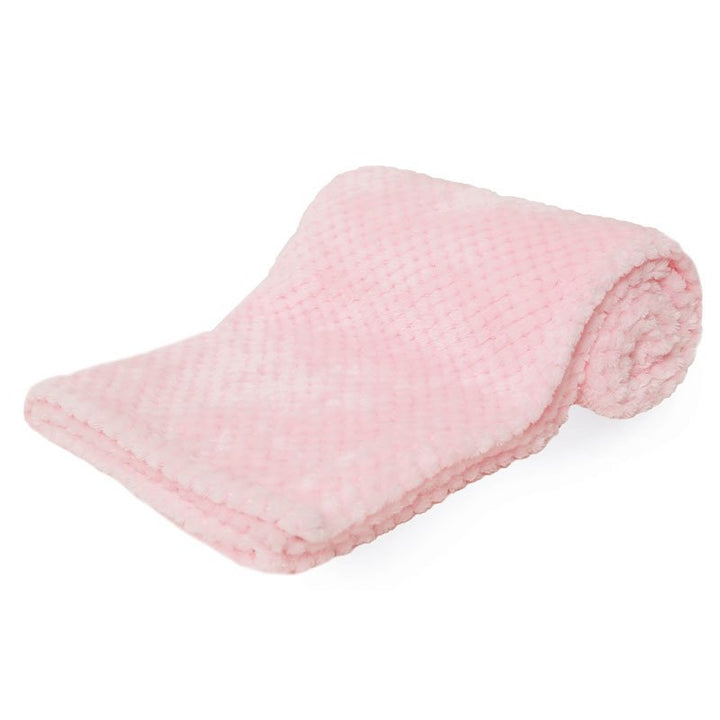 Girls Pink Blanket and Teddy Personalised Gift Hamper Set