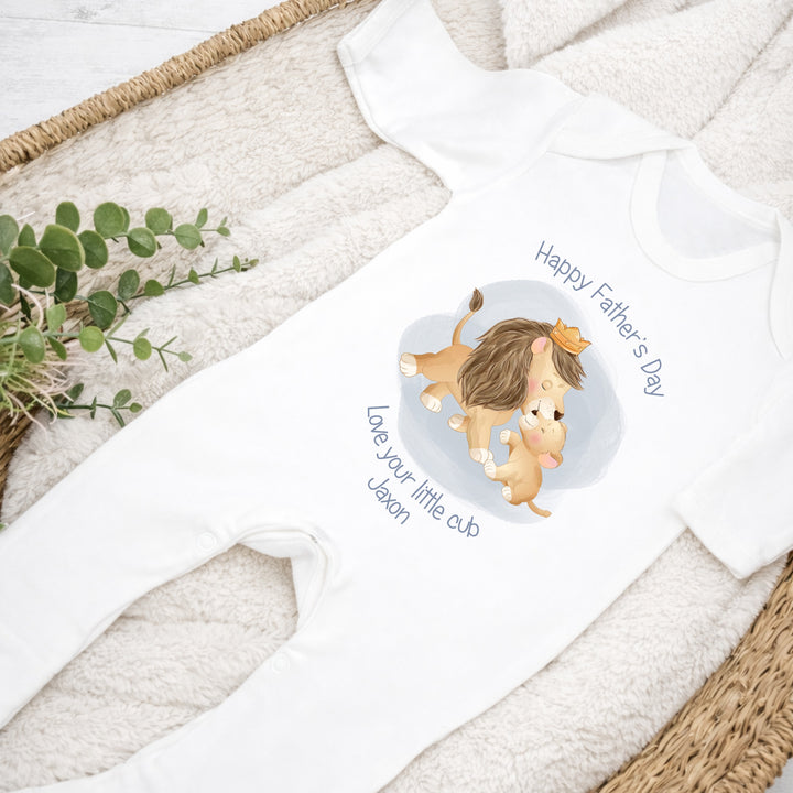 Personalised Lion Cub Happy Father&