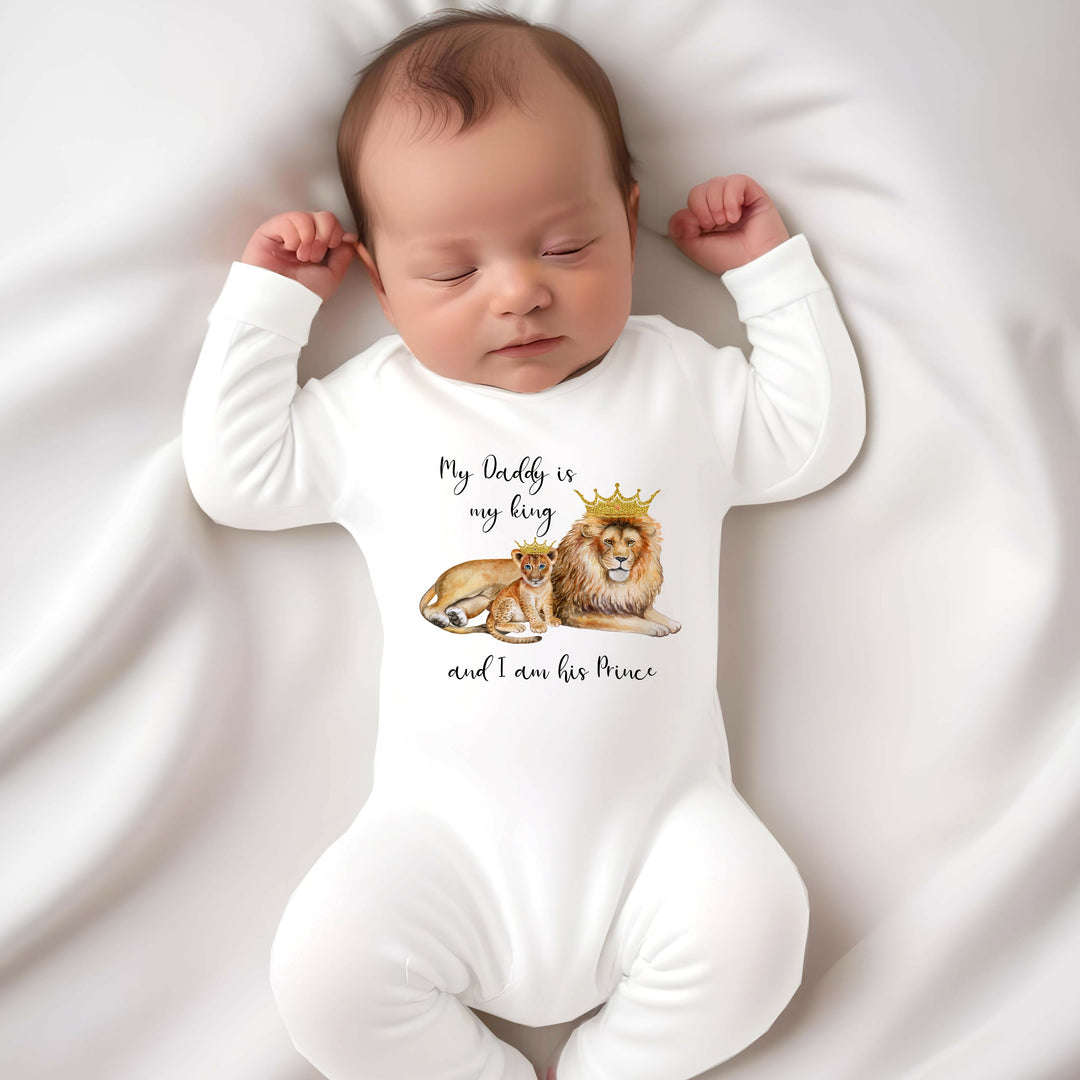 My Daddy is my King and I am his Prince Babygrow/Vest