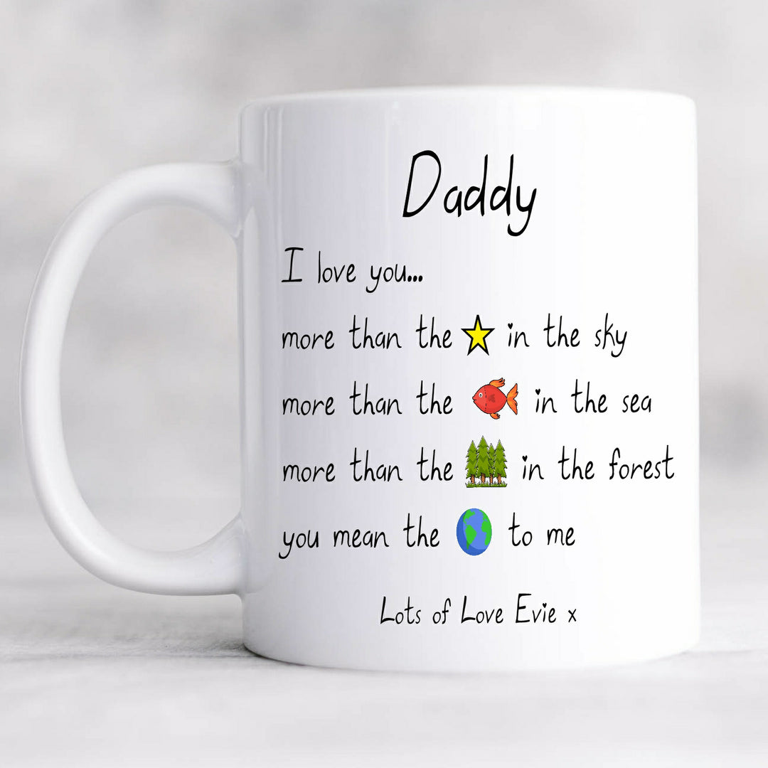 Personalised I Love You More Than Mug