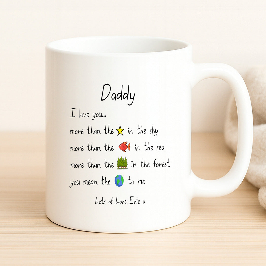 Personalised I Love You More Than Mug