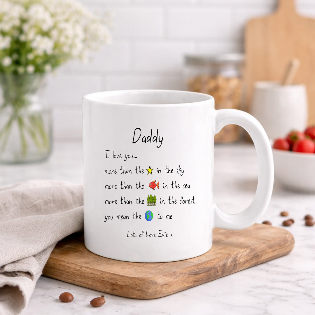 Personalised I Love You More Than Mug