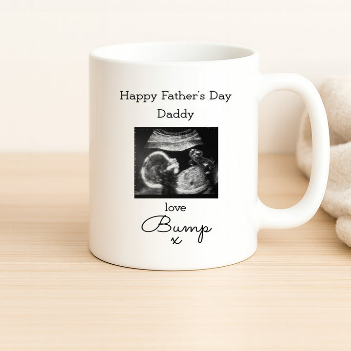 Personalised Baby Scan Happy Father's Day Daddy Mug