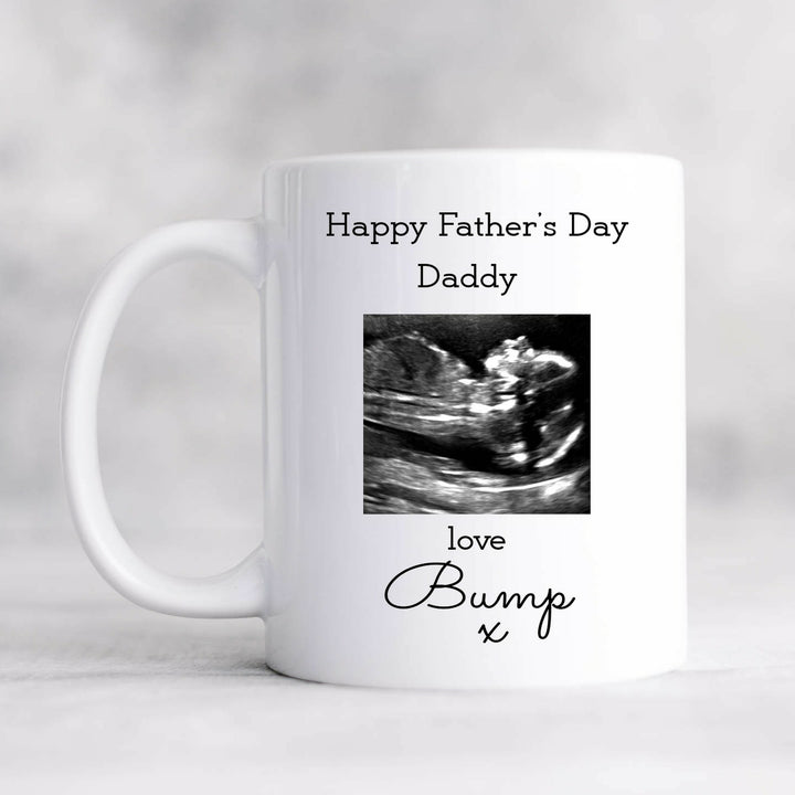 Personalised Baby Scan Happy Father's Day Daddy Mug