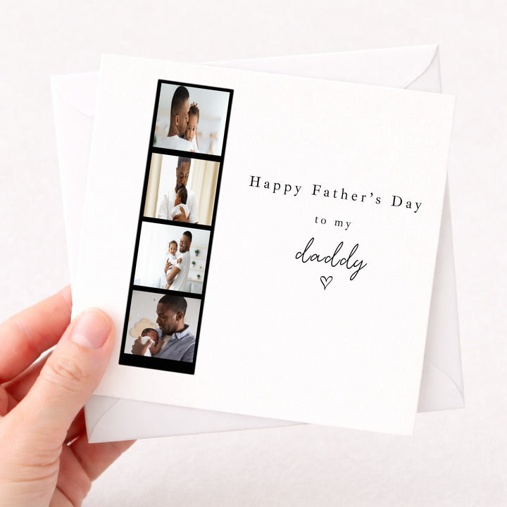 Personalised Photo Strip Father's Day Card